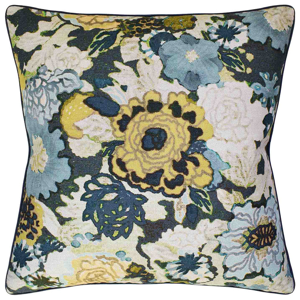 Arioso Marine / Citron Pillow