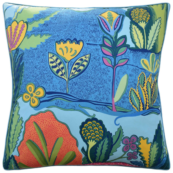 Albero Tangerine/Turquoise Pillow