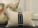 Giorgio Linen Ingot Tape Raven Pillow