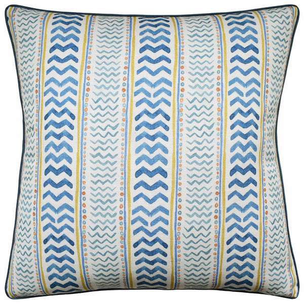 Wriggle Room Blue/Yellow Pillow
