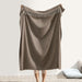 Cocoa Italian Herringbone Throw