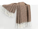Cocoa Italian Herringbone Throw
