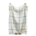 Blue Denim and Baby Blue Tattersall Plaid Throw