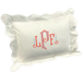 White Scallop Boudoir Pillow