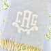 Hydrangea Italian Herringbone Throw