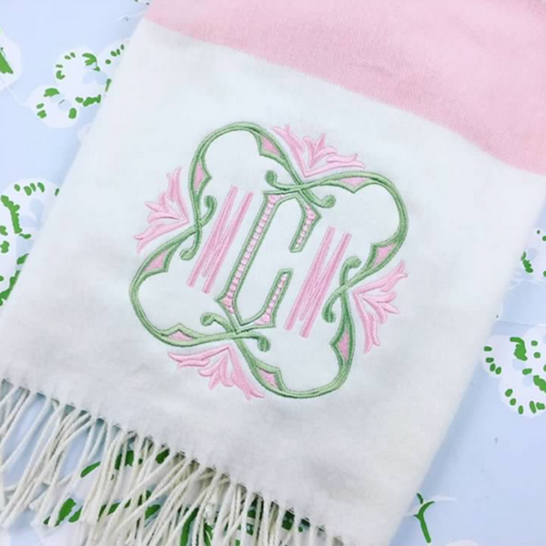 Blush Stripe Throw