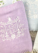 Lilac Italian Herringbone Throw