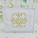 Pimlico Stripe Blue Coated Zip Pouch