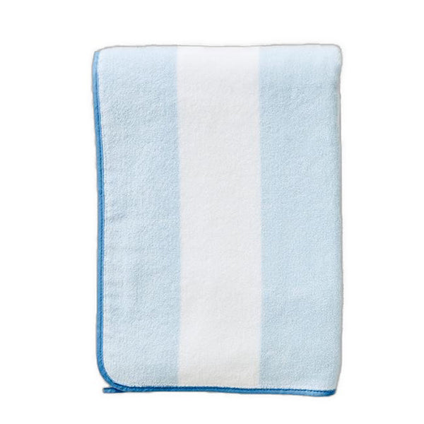 Weezie Light Blue Stripe Beach Towel