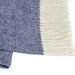 Indigo Italian Herringbone Throw