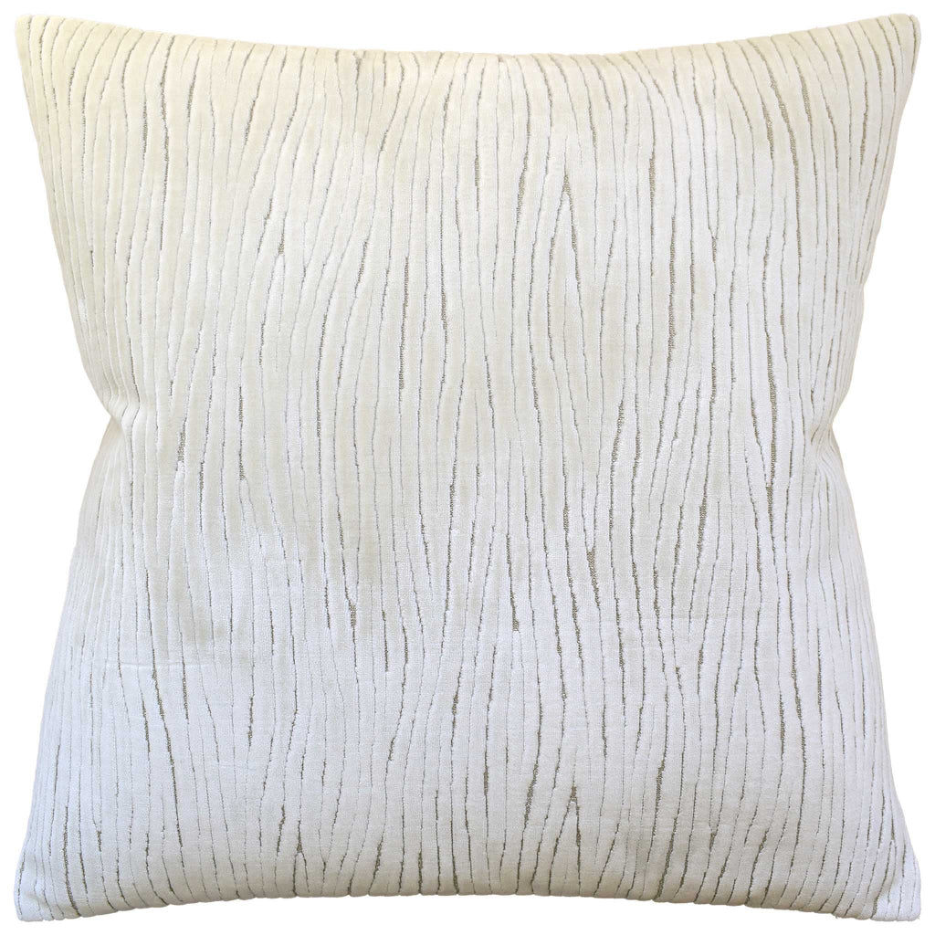Wave Motion Ivory Pillow