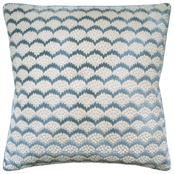 Pollen Cut Velvet Soft Jade Pillow