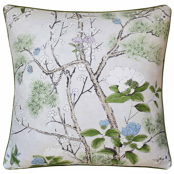 Katsura Cream and Lavender Pillow