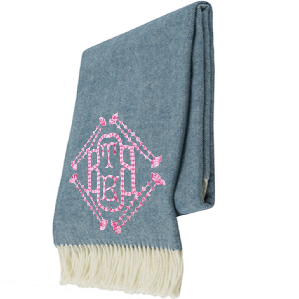 Lake Italian Herringbone Throw