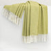 Lemongrass Italian Herringbone Throw