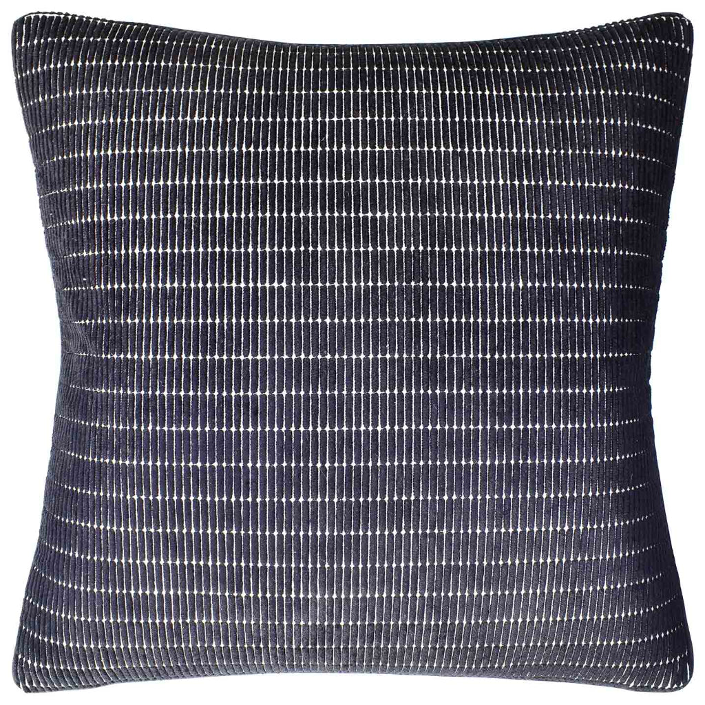 Tally Stripe Noir Pillow