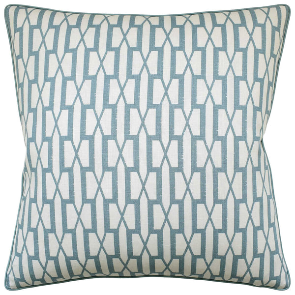 Belvedere Peacock Blue Pillow