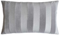 Parker Stripe Pewter Pillow