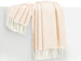 Pink Salt Italian Herringbone Throw