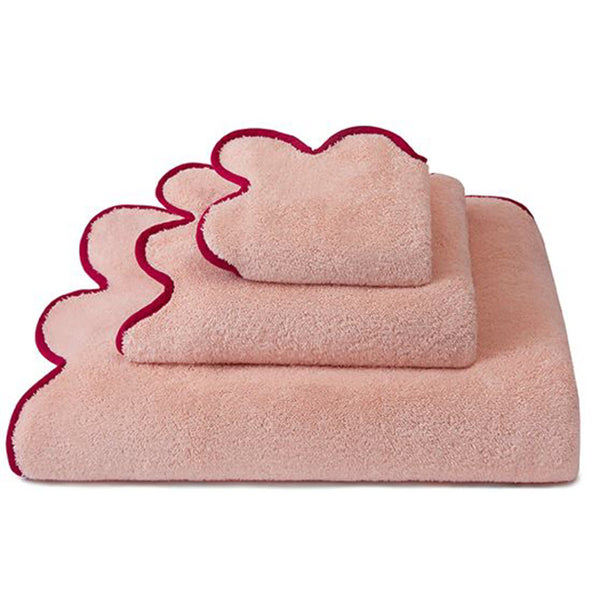 Peach and Cherry Chairish Towels