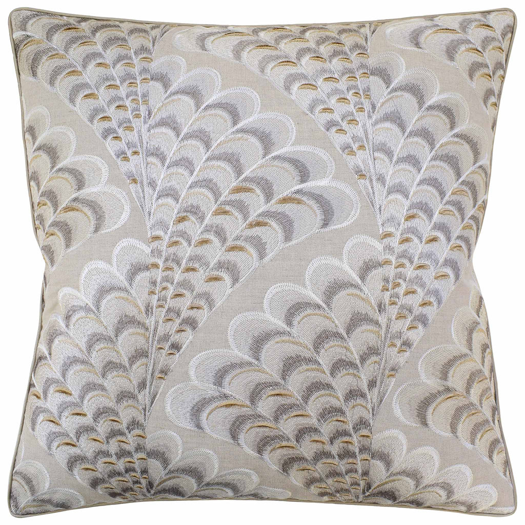 Vintage Peacock Plume Pillow