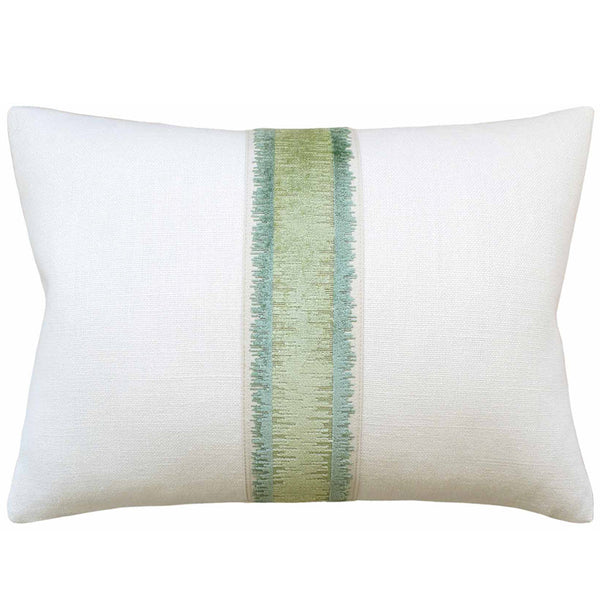 Slubby Bromo Tape Aloe Pillow