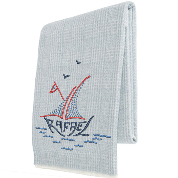Crystal Blue Sutton Throw