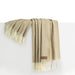 White Truffle Herringbone Throw