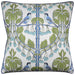 Birds & Cherries Green/Blue Pillow