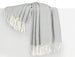 Light Gray Italian Herringbone Throw