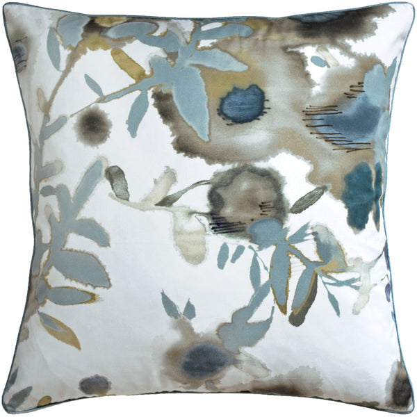 Open Spaces Beige and Teal Pillow