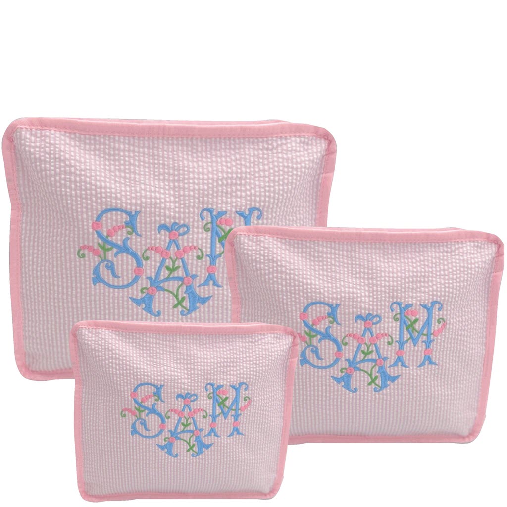 Pink Seersucker Stacking Set (sold out)