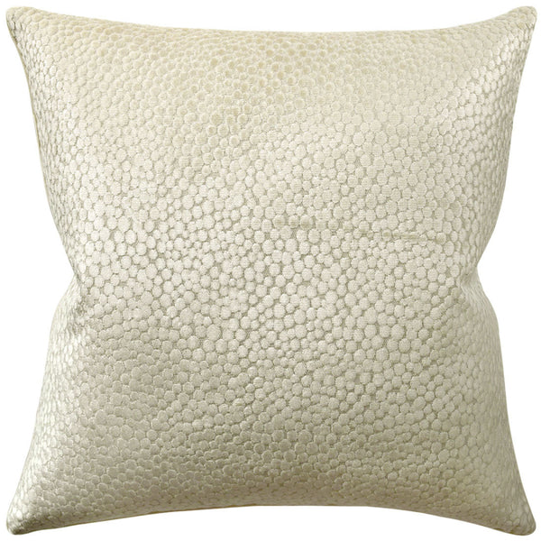 Polka Dot Plush Natural Pillow