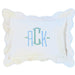 White Scallop Boudoir Pillow
