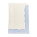 Blue Scallop Applique Napkin