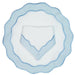 Blue Scallop Applique Napkin