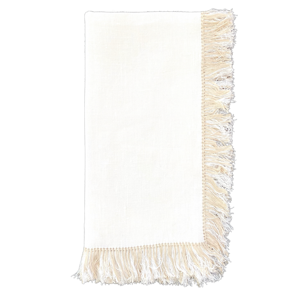 Bone Fringe Dinner Napkins