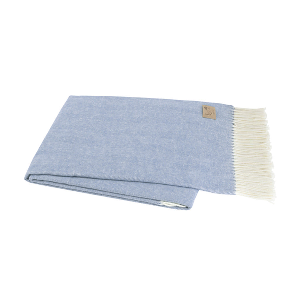 Chambray Italian Herringbone Throw