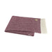 Deep Merlot Italian Herringbone Throw