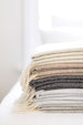 Ecru Juno Cashmere Throw