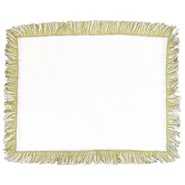 Olive Fringe Placemats