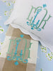 White Scallop Boudoir Pillow