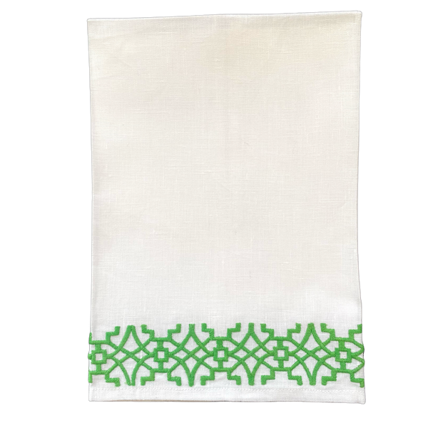 Green Chinois Tip Towel