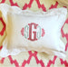 White Scallop Boudoir Pillow