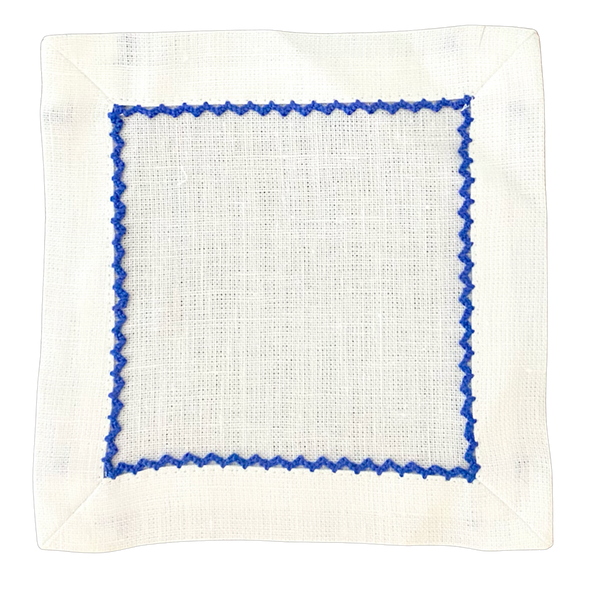 Inverted Royal Picot Edge Cocktail Napkins