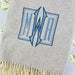 Light Gray Italian Herringbone Throw