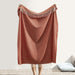 Spicy Orange Italian Herringbone Throw