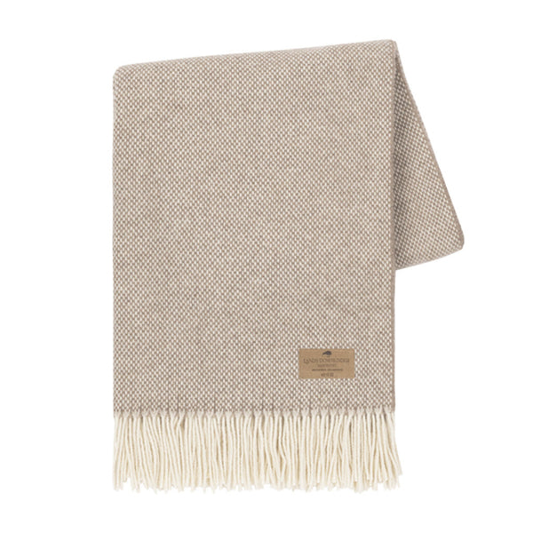 Taupe Juno Cashmere Throw
