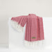 Tea Rose Italian Herringbone Throw