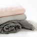 Charcoal Italian Herringbone Throw